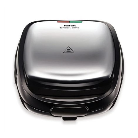 TEFAL | SW341D12 Snack Time | Sandwich Maker | 700 W | Number of plates 2 | Number of pastry | Diameter cm | Stainless Steel/Bl